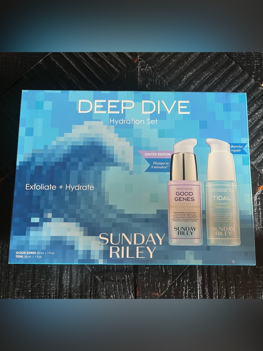 SUNDAY RILEY DEEP DIVE Hydration Set Exfoliate + Hydrate
